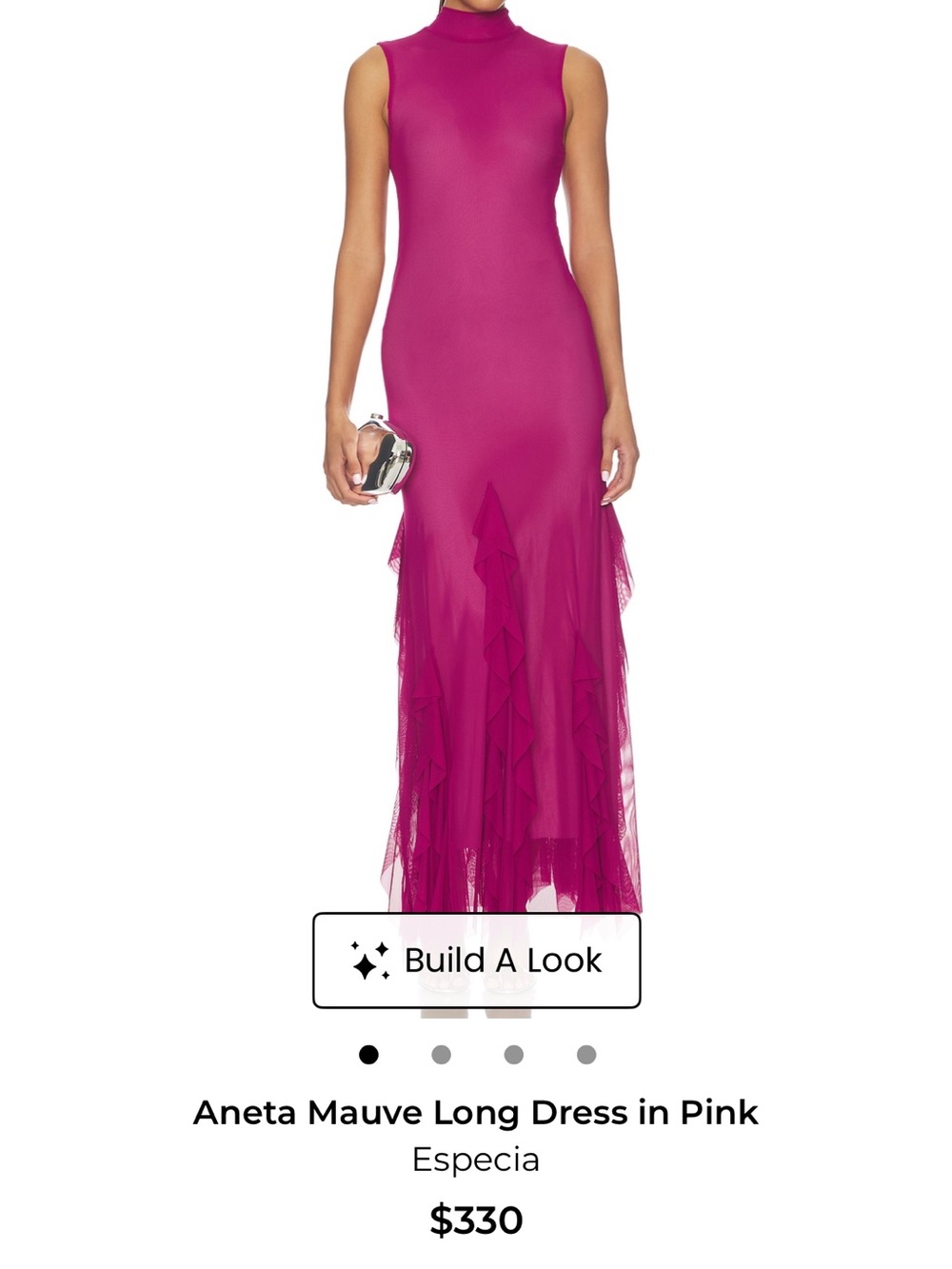 REVOLVE Aneta Mauve Pink Maxi Dress